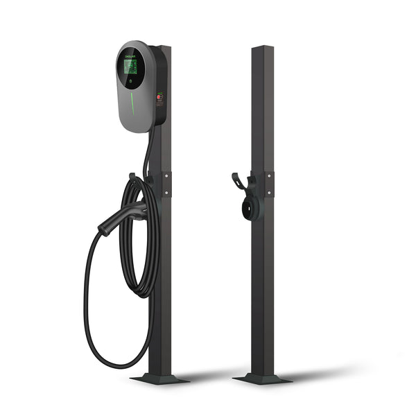 Daolar Universal Aluminium Wallbox Stand  for Electric Vehicle Charging Station with Charging Cable Holder
