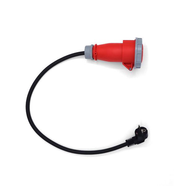 Daolar EV Charger Adapter 5 Pins CEE to Schuko Plug 3 phase to 1 phase