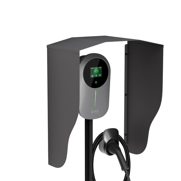 Daolar EV Charger Cover Stainless Steel Wallbox Protective Roof, Rain Protection, UV Protection, Sun Protection, Weatherproof for Charging Station